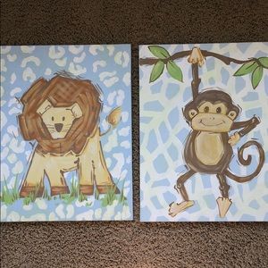 Renditions by Reesa monkey and lion pictures